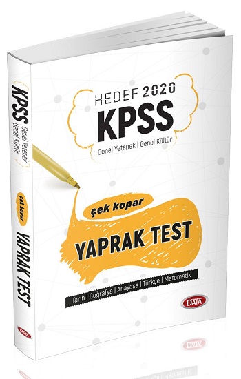 KPSS Genel Yetenek Genel Kültür Çek Kopar Yaprak Test