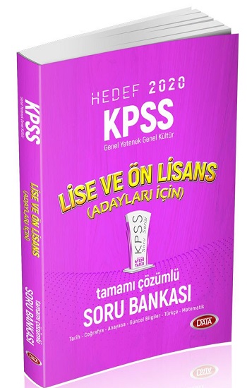 KPSS Lise ve Ön Lisans Tek Kitap Tamamı Çözümlü Soru Bankası