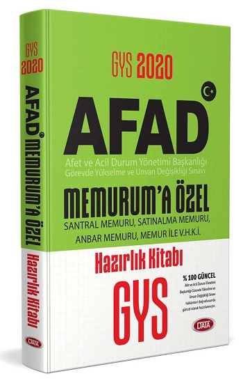 GYS AFAD Memuruma Özel Hazırlık Kitabı