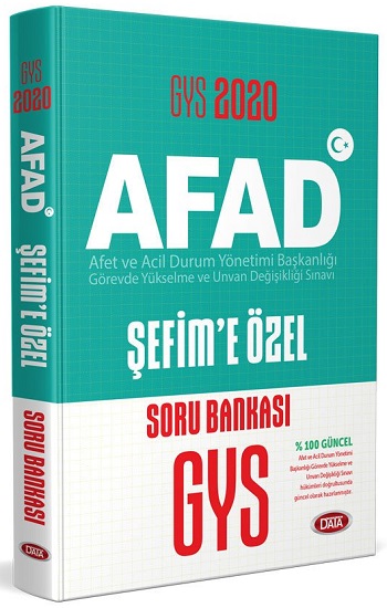 GYS AFAD Şefime Özel Soru Bankası