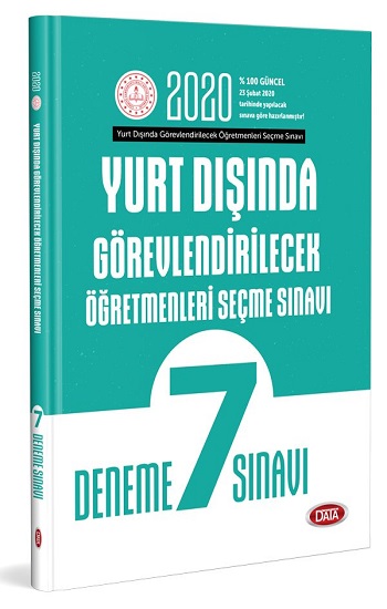 MEB Yurt Dışında Görevlendirilecek Öğretmenleri Seçme Sınavı 7 Deneme Sınavı