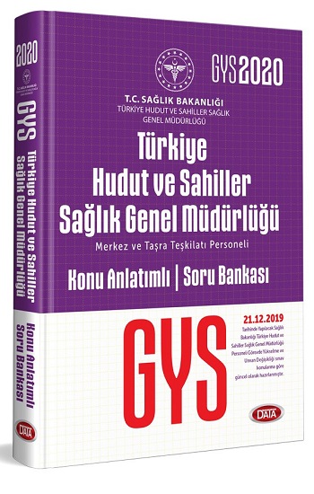 GYS Türkiye Hudut ve Sahiller Sağlık Genel Müdürlüğü Konu Anlatımlı Soru Bankası