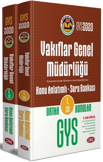 GYS Vakıflar Genel Müdürlüğü Konu Anlatımlı Soru Bankası 1-2 Cilt