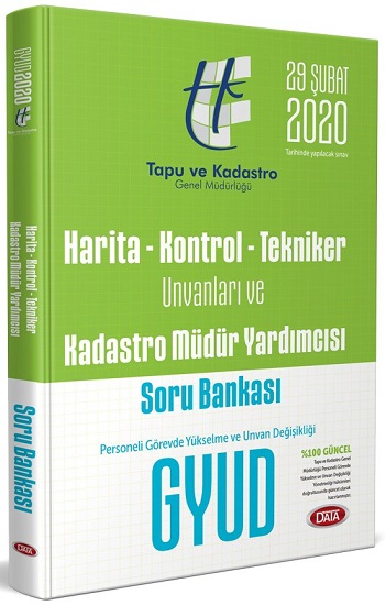 Harita-Kontrol-Tekniker Unvanları ve Kadastro Müdür Yardımcısı Görevde Yükselme ve Unvan Değişikliği Soru Bankası