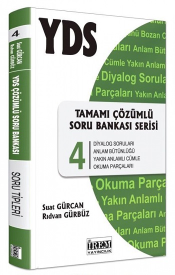 YDS Tamamı Çözümlü Soru Bankası Serisi 4