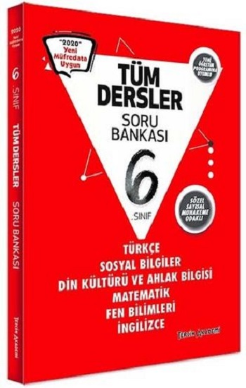 6. Sınıf Tüm Dersler Soru Bankası