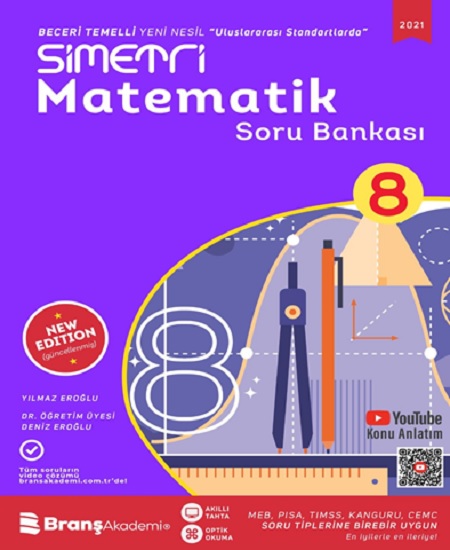 Branş Akademi 2021 8. Sınıf Matematik Simetri Soru Bankası