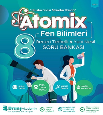 8. Sınıf Atomix Fen Bilimleri Soru Bankası