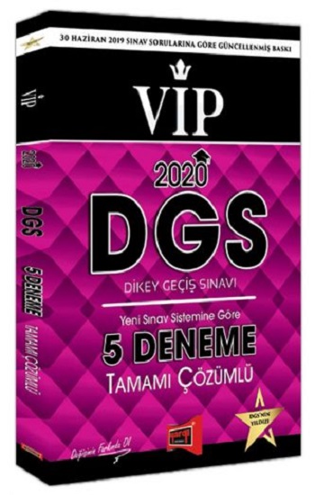 2020 DGS VIP Yeni Sınav Sistemine Göre Tamamı Çözümlü 5 Deneme