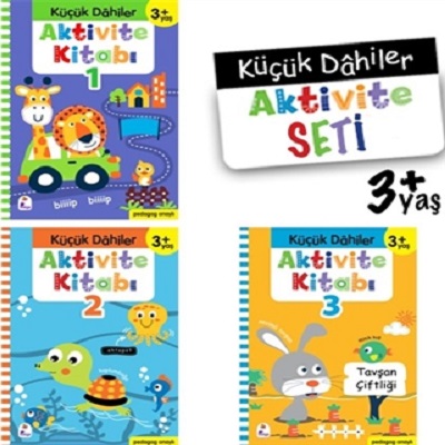 Küçük Dahiler Aktivite Seti 3+ Yaş (3 Kitap Takım)