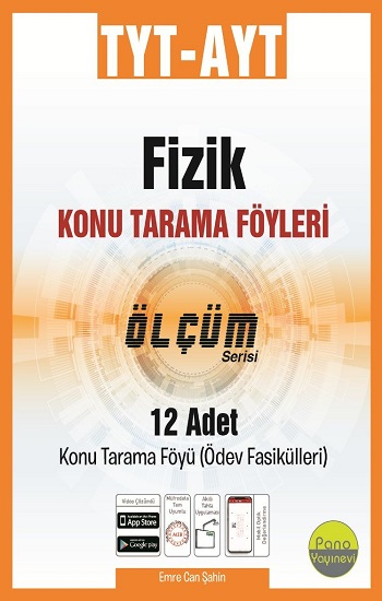 TYT-AYT Fizik Tarama Föyleri (12 Fasikül)