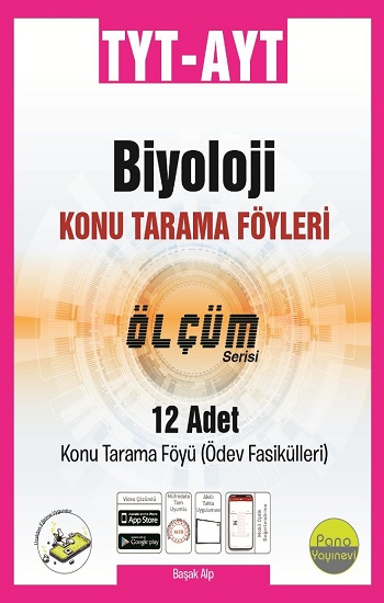 TYT-AYT Biyoloji Tarama Föyleri (12 Fasikül)