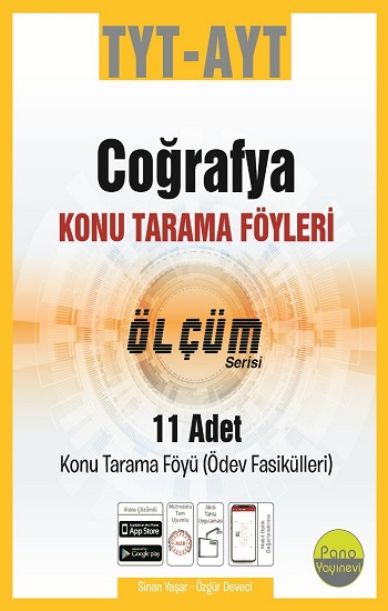 TYT-AYT Coğrafya Tarama Föyleri (11 Fasikül)