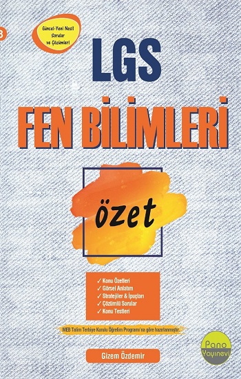 8.Sınıf LGS Fen Bilimleri Özet Liselere Hazırlık