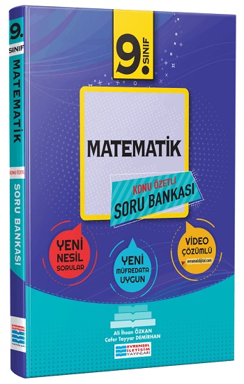 9. Sınıf Matematik Konu Özetli Video Çözümlü Soru Bankası