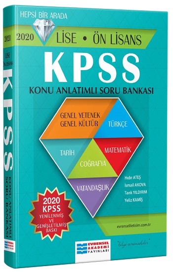 KPSS Lise-Ön Lisans Konu Anlatımlı Soru Bankası