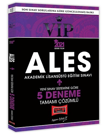 2021 ALES VIP Yeni Sınav Sistemine Göre Tamamı Çözümlü 5 Deneme