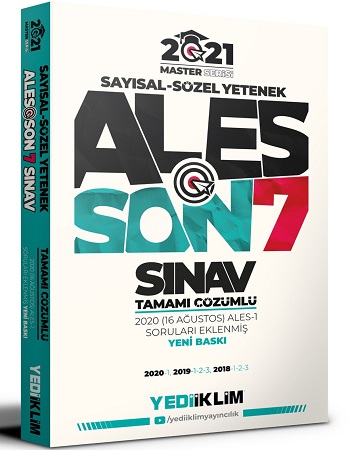 2021 Master Serisi ALES Son 7 Sınav Tamamı Çözümlü Çıkmış Sorular