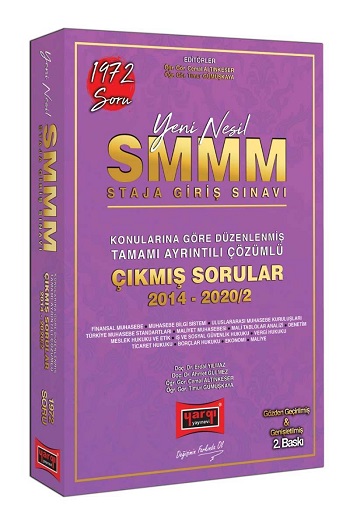 2020 SMMM Staja Giriş Sınavı Konularına Göre Düzenlenmiş Tamamı Ayrıntılı Çözümlü Çıkmış Sorular