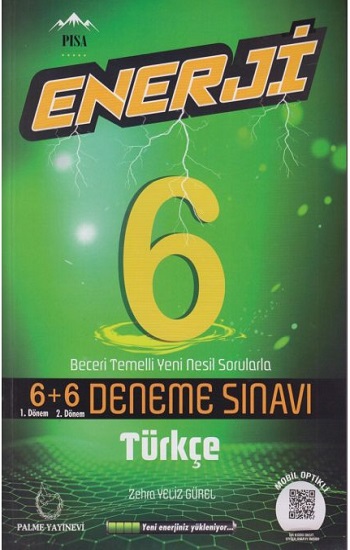 6. Sınıf Türkçe Enerji 6 + 6 Deneme Sınavı