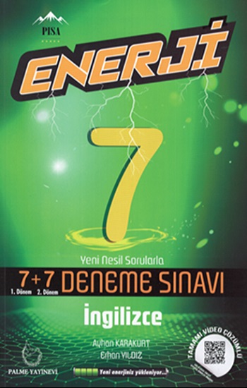 7. Sınıf İngilizce Enerji 7+7 Deneme Sınavı