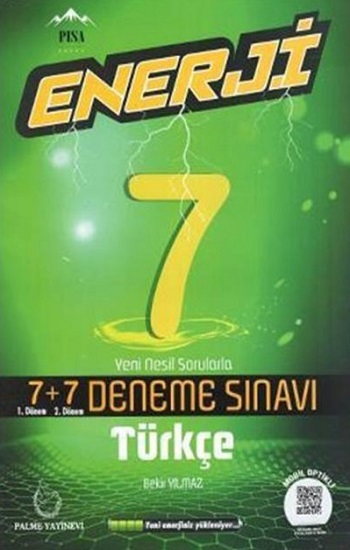 7. Sınıf Türkçe Enerji 7 + 7 Deneme