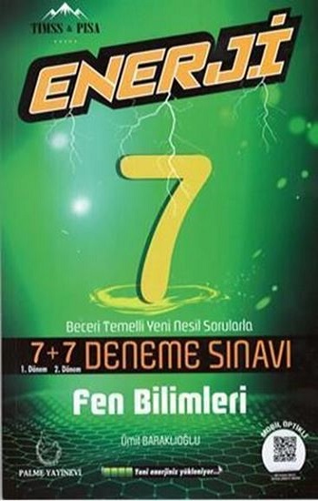 7. Sınıf Enerji Fen Bilimleri 7+7 Deneme Sınavı