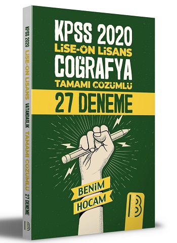 2021 KPSS Lise Ön Lisans Coğrafya Tamamı Çözümlü 27 Deneme