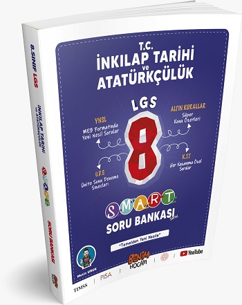 LGS 8. Sınıf Smart Serisi Tc. İnkılap Tarihi ve Atatürkçülük Soru Bankası