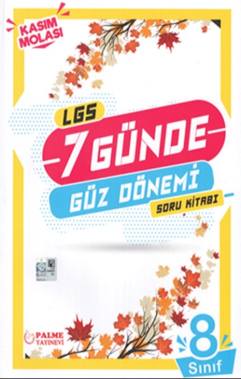 LGS 8. Sınıf 7 Günde Güz Dönemi Soru Kitabı