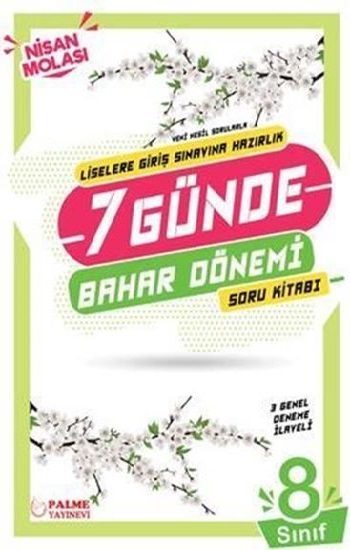 8. Sınıf LGS 7 Günde Bahar Dönemi Soru Kitabı