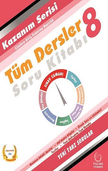 8. Sınıf Tüm Dersler Kazanım Serisi Soru Kitabı