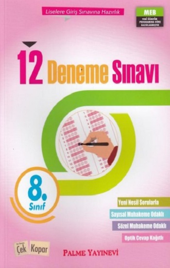 8.Sınıf Çek Kopar 12 Deneme Sınavı