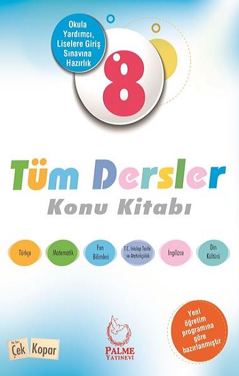 8. Sınıf Tüm Dersler Konu Kitabı