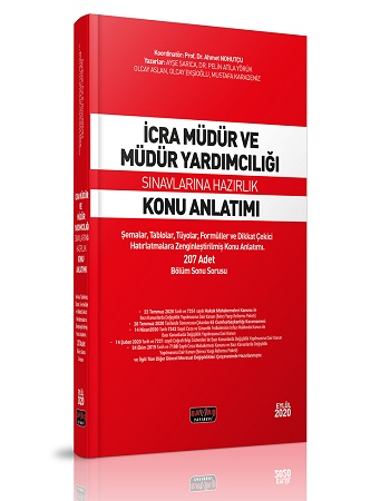 İcra Müdür ve Müdür Yardımcılığı Konu Anlatımı Savaş Yayınları 2020