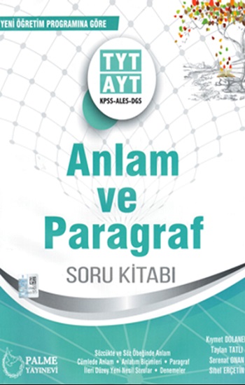 TYT AYT KPSS ALES DGS Anlam ve Paragraf Soru Kitabı