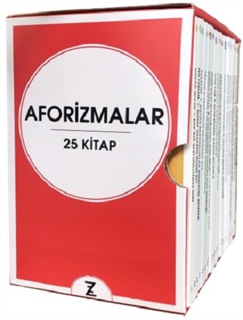 Aforizmalar Seti Kutulu (25 Kitap Takım)