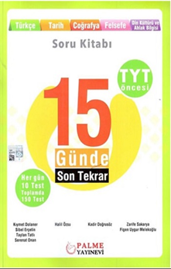 TYT 15 Günde Son Tekrar Soru Kitabı