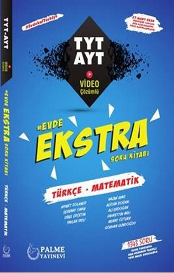 Evde Ekstra TYT - AYT Türkçe-Matematik Soru Kitabı