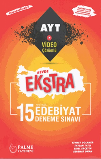 Evde Ekstra AYT Edebiyat 15 Deneme Sınavı