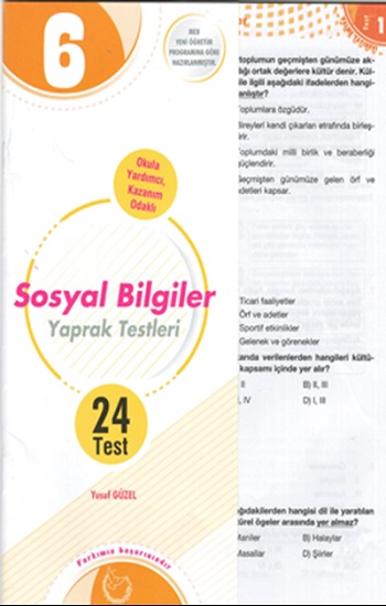 6.Sınıf Sosyal Bilgiler Yaprak Testleri