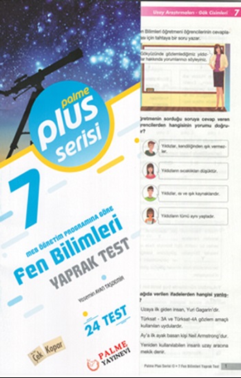 7. Sınıf Plus Serisi Fen Bilimleri Yaprak Test