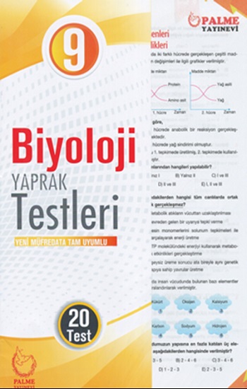 9. Sınıf Biyoloji Yaprak Testleri