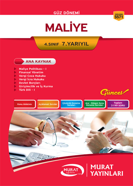 5571 - Maliye 4. Sınıf 7. Yarıyıl