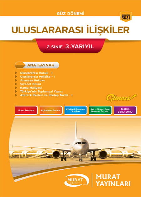 5631 - Uluslararası İlişkiler 2. Sınıf 3. Yarıyıl