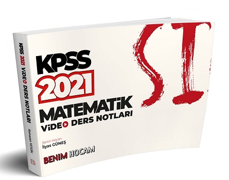 2021 KPSS Matematik Video Ders Notları Benim Hocam Yayınları