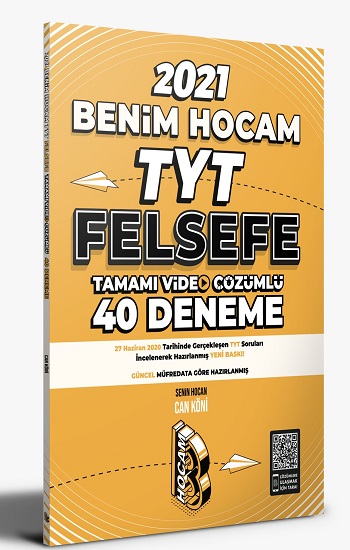 2021 TYT Felsefe Tamamı Video Çözümlü 40 Deneme Sınavı