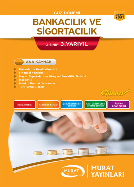 7831 - Bankacılık ve Sigortacılık 2. Sınıf 3. Yarıyıl