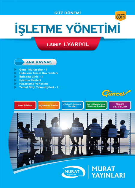 8011 - İşletme Yönetimi 1. Sınıf 1. Yarıyıl