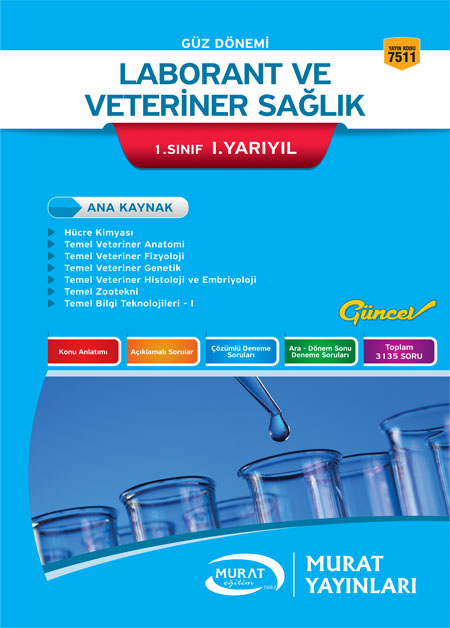 7511 - Laborant ve Veteriner Sağlık 1. Sınıf 1. Yarıyıl